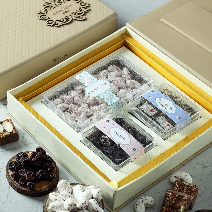Flavored Dry Fruit Sweets in Gift Box